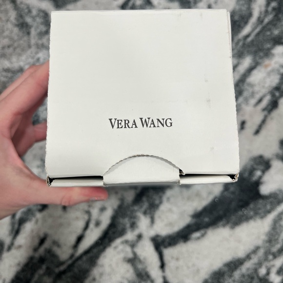 Wedgwood Vera Wang Blanc sur Blanc Iced Beverage Glass NIB Crystal - Picture 6 of 8